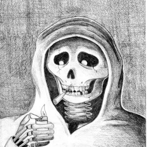 Smoking Skeleton