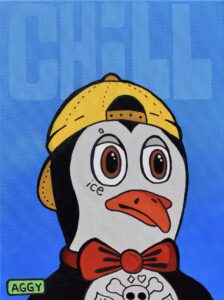 Cool Penguin Pop Art